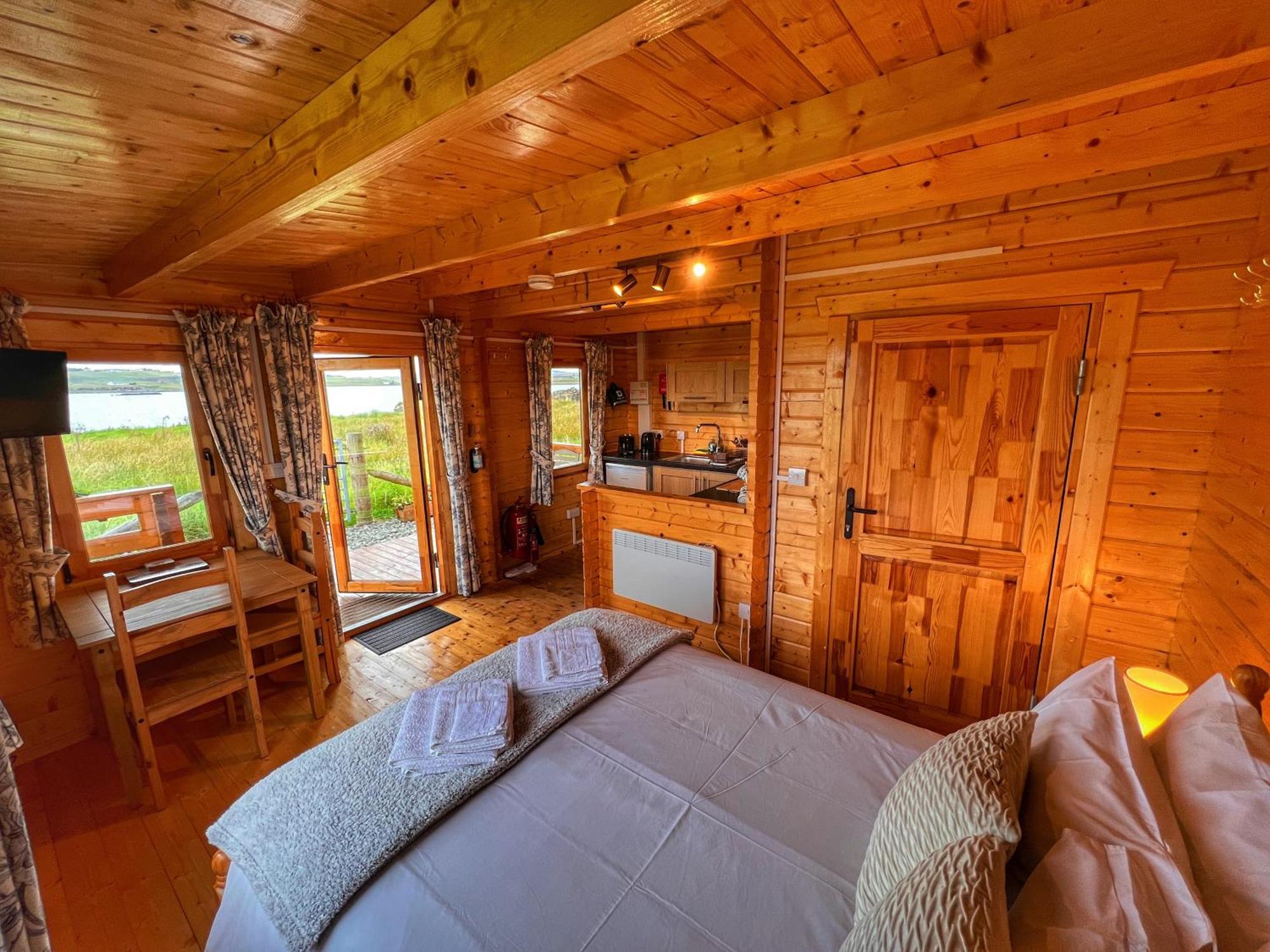 Harlosh Log Cabins Dunvegan  Rom bilde