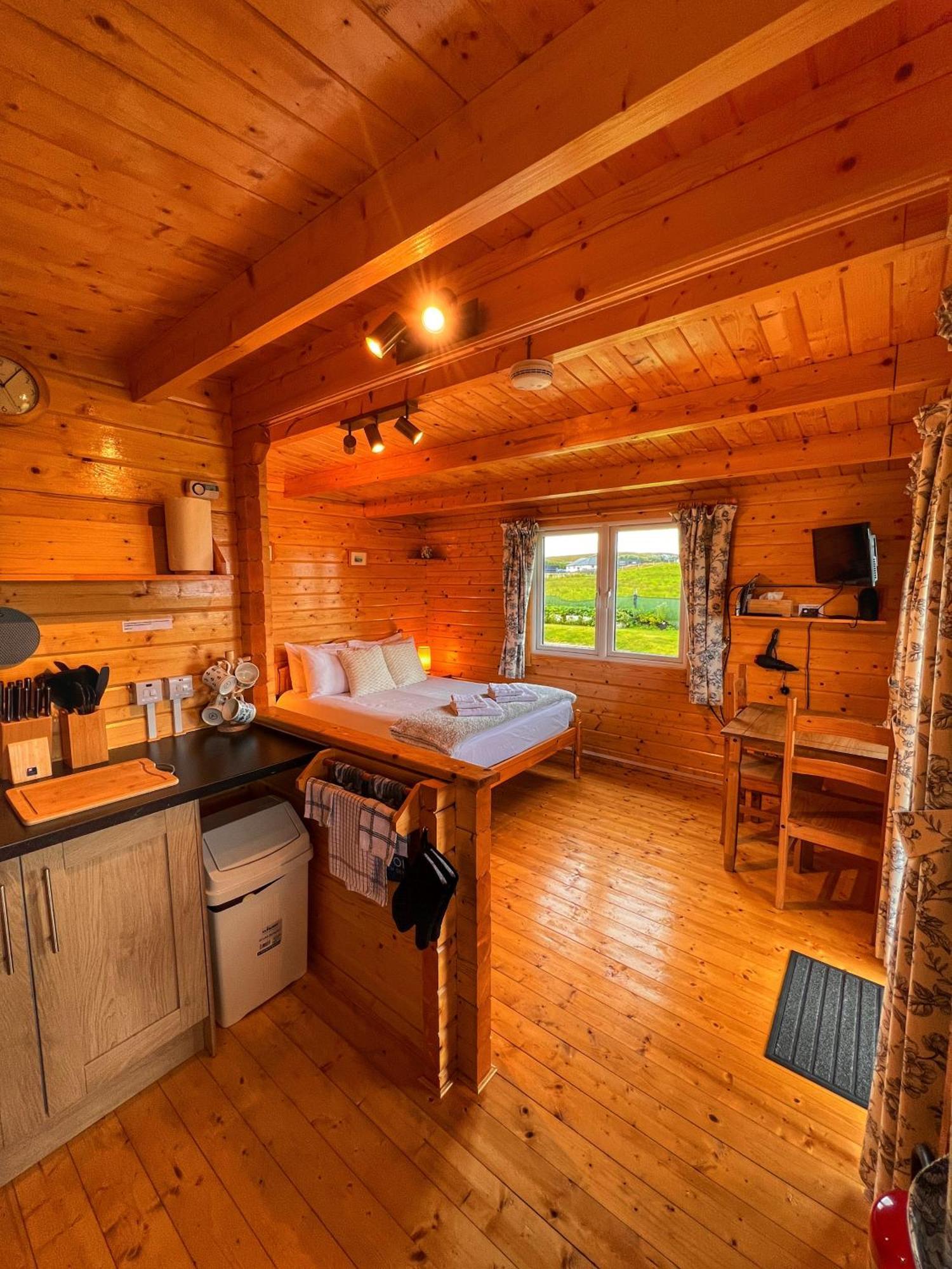 Harlosh Log Cabins Dunvegan  Rom bilde